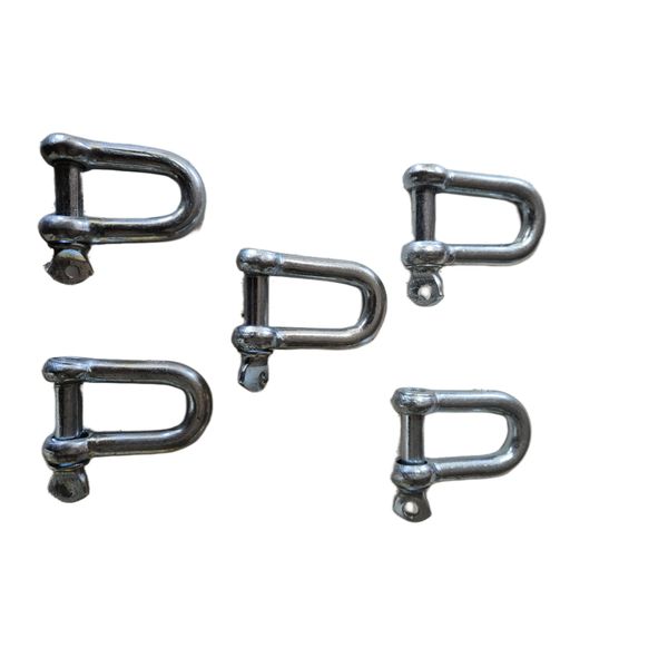 Zinc Plated D Shackles - Multiple Sizes (M6 (5 pack))