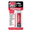J-B Weld 8297 HighHeat Temperature Resistant Epoxy Putty Stick, Machine Gray, 2oz