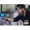 1x HAIMER Face Shield Schutzmaske Model 1 (0,175 mm Visier)