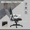 High-Back Vibration Massage Chair, Heating Office Chair, Black
