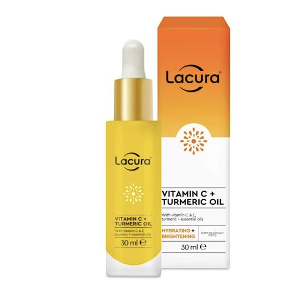 Lacura Vitamin C + TURMERIC OIL Hydrating + Brightening Serum 30ml