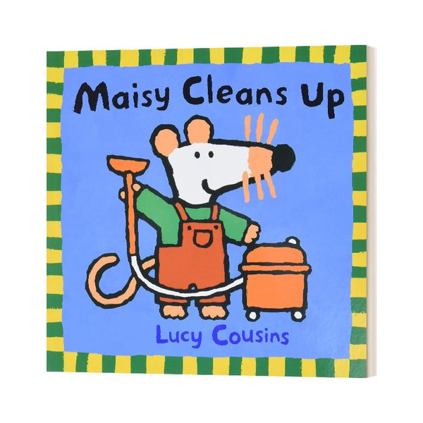 Maisy Cleans Up 英文原版 小鼠波波做大扫除 儿童英语启蒙绘本 Lucy Cousins 英文版 进口英语原版书籍