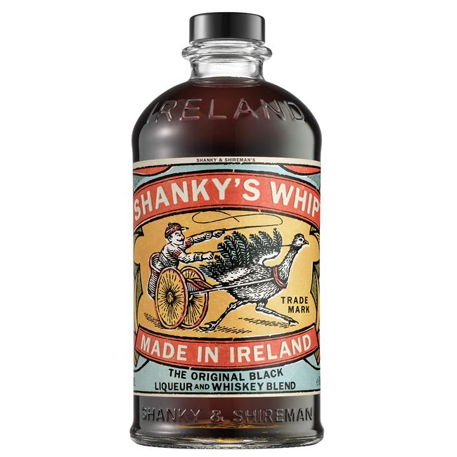 Shanky’s Whip | The Original Black Liqueur and Whiskey Blend | Flavoured with Caramel and Vanilla | 70cl bottle ABV 33% Alcohol