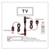 YINETTECH IR Extender Remote Control Over HDMI Extender Receiver Transmitter Cable Kit
