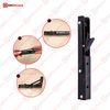 Highdecora Folding Shelf Bracket, 2 Pcs Heavy Duty Foldable Shelf Bracket Metal Wall Mounted Foldable Triangle Support Bracket for Table DIY Work Bench (Black, 8 inch)