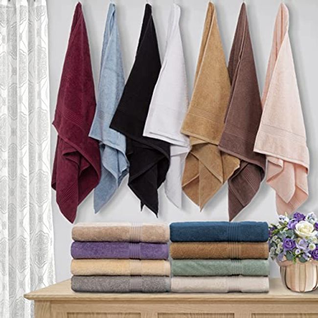 SUPERIOR 4-piece Egyptian Cotton Bath Towel Set