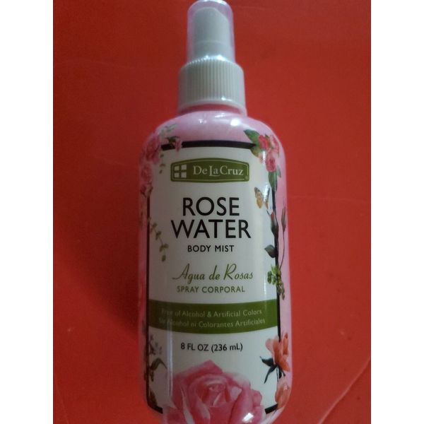 2 PACK  ROSE WATER BODY MIST  8 FL OZ EACH