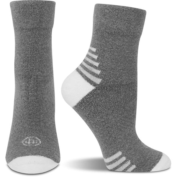 Doctor's Choice Men's & Women's Sleeping Socks, Cozy Compression, Gray, X-Large
