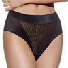 Selene Damen Slip mit hoher Taille Norma 2er Pack - Schwarz , 42