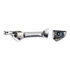 Front Left Exterior Door Handle Chrome Drivers Side Compatible with 2008-2012 Honda Accord