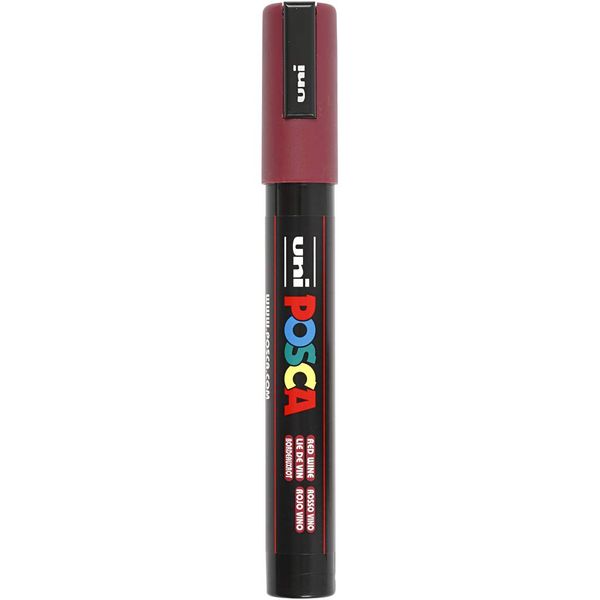 Uni-Posca Acrylic Markers, red Wine, One Size