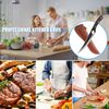 7inch Black Handmade Forged Sharp Kitchen Chef Knives Boning Knife Meat Cleaver