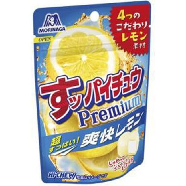 Morinaga Seika Suppai Chu Premium Refreshing Lemon, 1.1 oz (32 g) x 10 Packs