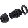 InLine® IP68 Cable Guide 6-12 mm Black Nylon