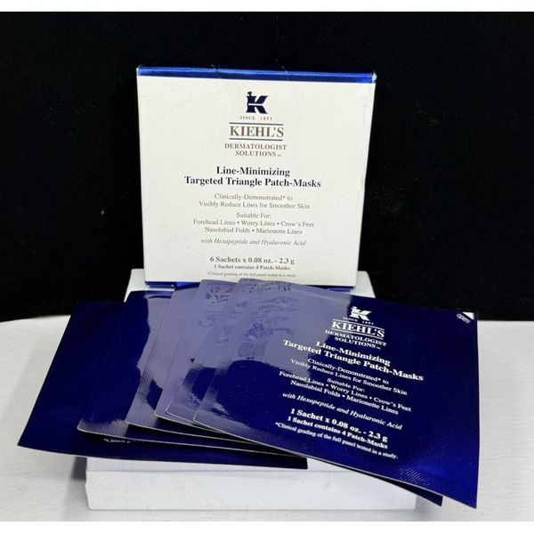 Kiehl's Line Minimizing Targeted Triangle Patch  Masks Pack Of 6 NIB