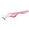 2 Pieces False Eyelashes Applicator Tool Tweezers Nipper Eyelash Extension Tweezers Remover Clip Nipper(Rose Gold)