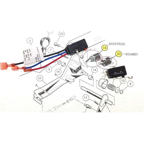 Golf Club Car Forward Reverse Micro Switch Fits DS Gas/Electric 1999 Current 101979101