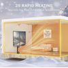 Space Heater 90°Oscillating 1500W Electric Ceramic Tower Heater with Remote Blk