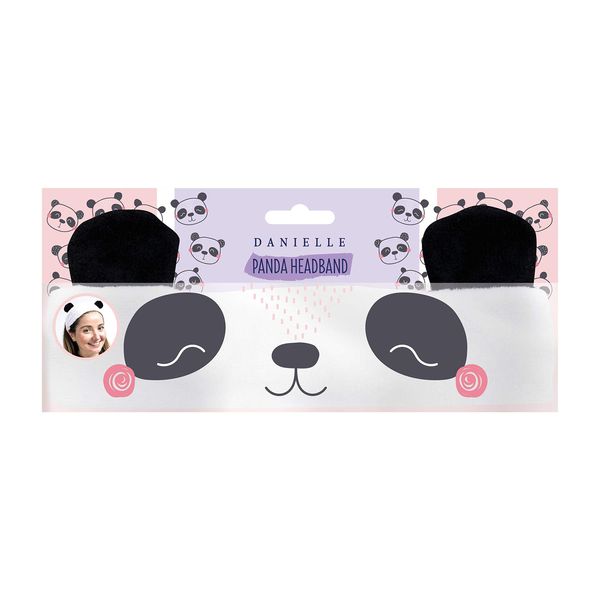 Danielle Creations Girly Panda Ear Headband For Make Up Bath Spa