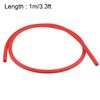 uxcell Latex Tube, 0.2 inch (6 mm), Inner Diameter 0.4 inch (10 mm), Outer Diameter 0.4 ft (1 m) Length, Elastic Rubber Hose, Red