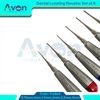 Stainless Steel Luxating Tooth and Molar Elevator Picks,STR, Color-Coded, 8PK