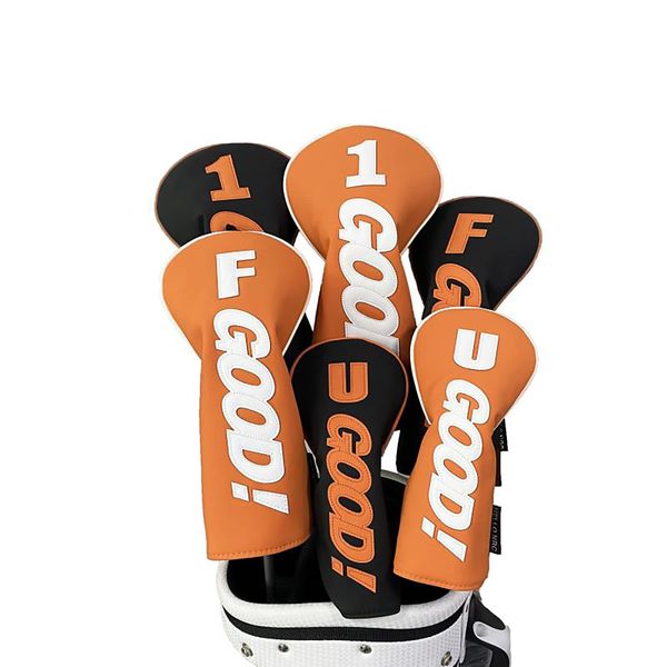 Golf Headcover Driver 440cc 460cc Cover Wood Cover Utility UT Cover Waterproof Good (Black DR)