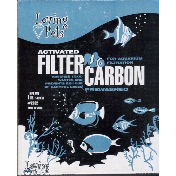 Loving Pets 1 lb. Activated Filter Carbon for Aquarium Filtration