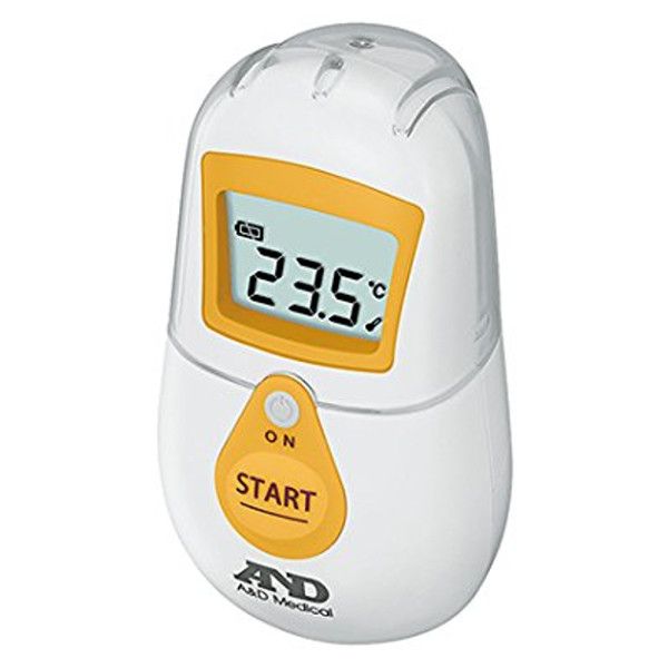 3% OFF coupon 1/24 20:00 - 1/29 01:59 Delivery by mail Cash on delivery not available A&amp;D Co., Ltd. Non-contact thermometer Dekopitto Yellow ML385