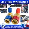 2 Car Air Conditioner Quick Connector AC Manifold Gauge High/Low Coupler Adapter