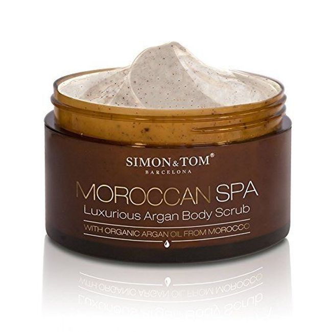 Simon & Tom Moroccan Spa Luxurious Argan Body Scrub, 3.38 oz