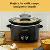 Crock-Pot 4.5 Quart Lift & Serve Programmable Slow Cooker, Black