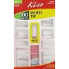 Kiss White Tip Puerto Rico Nails, 100 Count