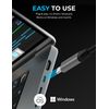SABRENT SD Card Reader CF Express Type B Multi-Card Reader, SD & Micro SD Card Reader, Ultra-slim Aluminum USB C Card Reader, Plug and Play (CR-C4PM)