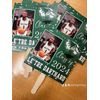 12pcs- personalized graduation fans 7"x7" 2 Sided Print