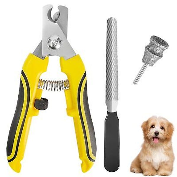 Diamond Dremel Dog Nail Grinder Attachment & Dog & Cat Pets Nail Clippers and...