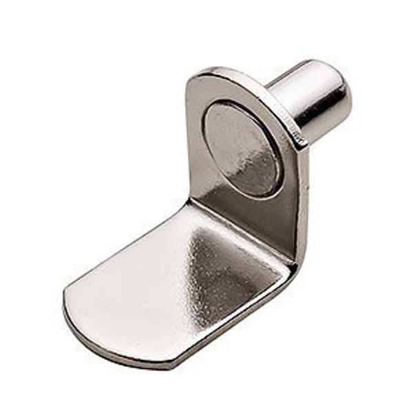 Hafele America Bracket-Style Nickel Shelf Support, 1/4" (50)