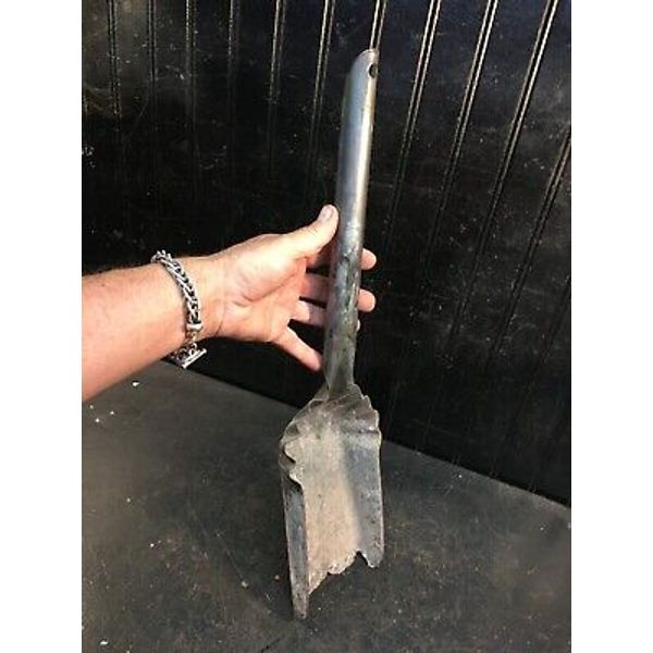 vintage Fireplace Coal Ash Wood Stove Metal Shovel 19" long