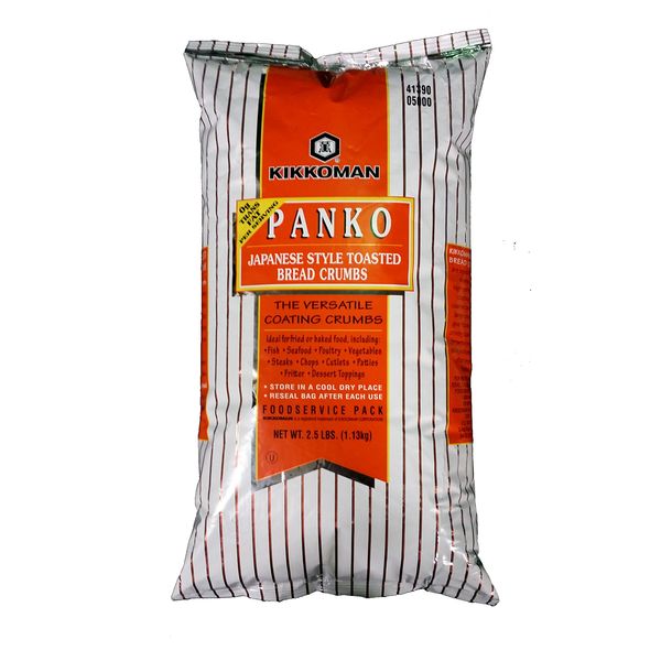 Kikkoman Panko Japanese Style Toasted Bread Crumbs Food Service Pack 2.5 lbs (1.13 kg)