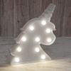 Fizz Creations Unicorn Marquee Light, White, 25cm Height, 22cm Width 4cm Depth