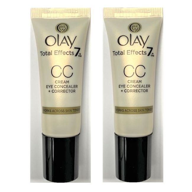 Olay Total Effects  7 in One CC Cream Eye Concealer, .50 oz (2 Pack)