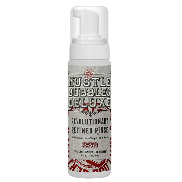 Hustle Bubbles 7oz Tattoo Soap Unscented Antibacterial Soap To Heal and Clean Tattoos & Piercings
