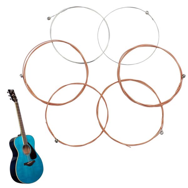 Gitarrensaiten Akustikgitarre Klassische Gitarre 6 Sätze Gitarrensaiten aus Kupfer für Western-Gitarre Saiten Phosphor Bronze Gitarren Zubehör High Tension Guitar Strings Gitarrensaiten Stahl