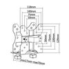 Maclean MC-720 Bracket For Mini Computers VESA 100X100 ADJUSTABLE