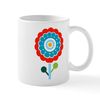 CafePress Bright Flower Mug 11 oz (325 ml) Ceramic Coffee Mug