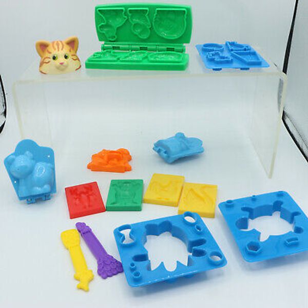 Animals Play Doh Modeling Clay Play Set: Cat, Whale, Chicken, Zebra, + More