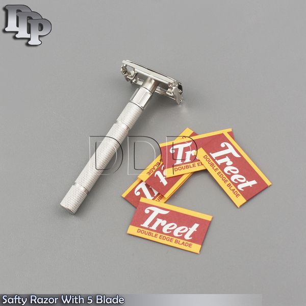 SAFTY RAZOR TOP QUALITY WITH FEATHER 5 BLADE