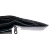 FLW-HL Starke Grau aus Echtem Leder Brieftasche mit EIN Karpfen