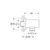 GROHE 27276000 | Rainshower Shower Outlet Elbow