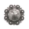 Berry Concho Antique Silver Screw Back 1" 7862-21