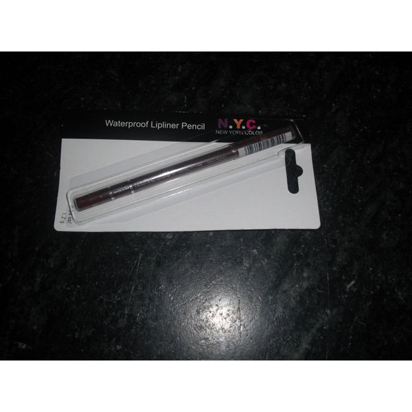NYC Waterproof Lipliner Pencil, 391A Chestnut, 0.04 Oz